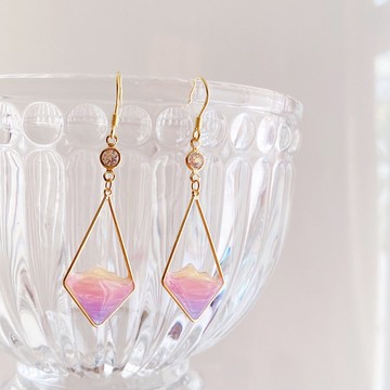 日出系列 | 風中日出 925銀針 可改耳夾