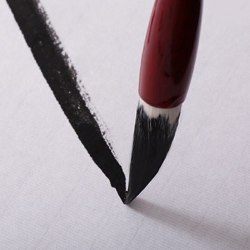 大山皮紙毛筆兼毫狼羊兼毫妙筆寫意畫書法專用成人學生初學者兼毫歐體顏體楷書專用毛筆