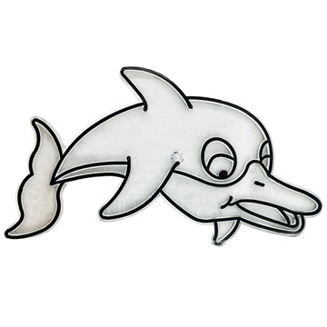 AMOS 阿摩司 壓克力模型版 小-S31 海豚 適用年齡: 三歲以上  1個