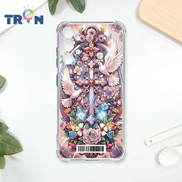 TRON 三星 A33 5G 十字架華麗金光閃閃 四角防摔載具殼 軟殼 手機殼