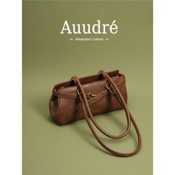 Auudre高級質感復古大容量單肩腋下包包女2025新款秋冬通勤法棍包