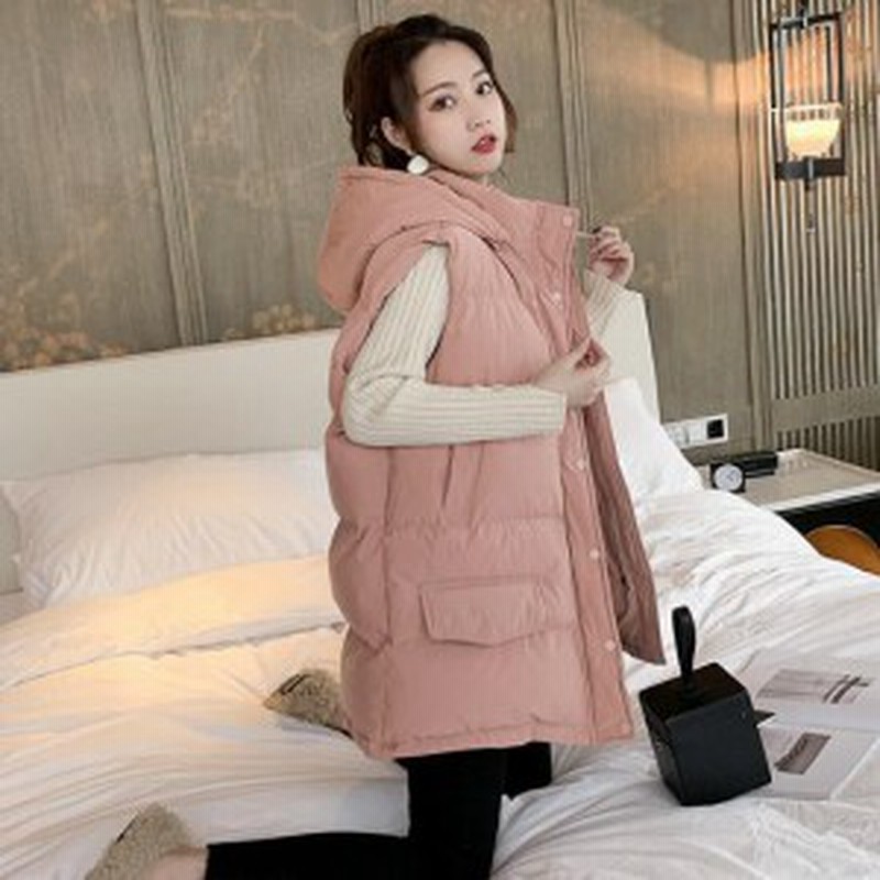 中綿 軽量ダウン 暖かい 可愛い 韓国 ノースリーブ ゆったり レディース ベスト 個性的 アウター コート 中綿 ベスト 冬人気ダウンベスト 通販 Lineポイント最大1 0 Get Lineショッピング