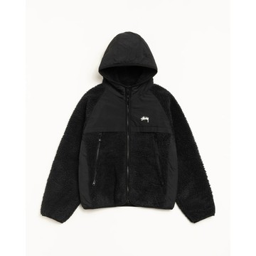 日貨代購CITY】2025AW STUSSY SHERPA PANELED HOODED JACKET 連帽 外套 夾克