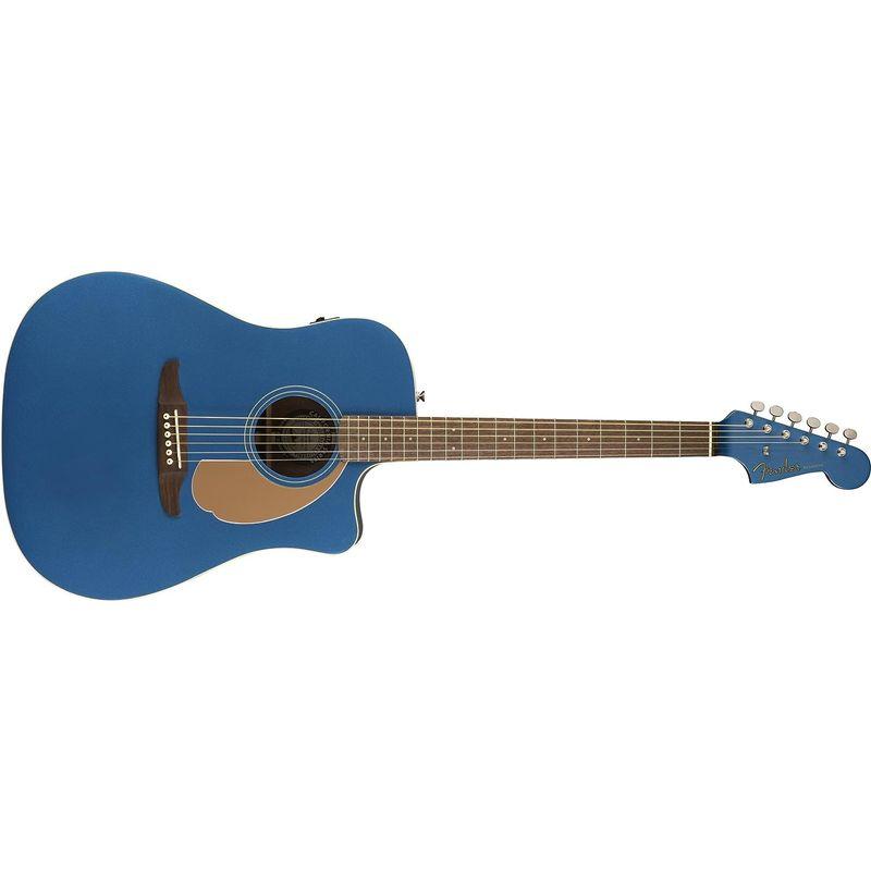 Fender エレアコ Redondo Player, Belmont Blue ソフトケース付属