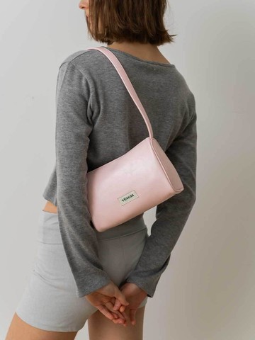 Square Shoulder Versatile Bag [Pink]