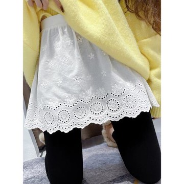 蕾絲小屁簾子女秋冬疊穿衛衣打底神器假下擺百搭遮屁股內搭半身裙