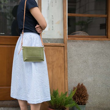 側扁包 _抹茶綠