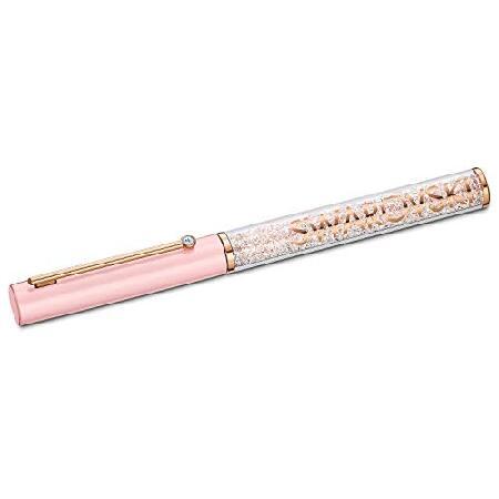 SWAROVSKI Crystalline Gloss Ballpoint Pen Pink Rose-Gold Plated