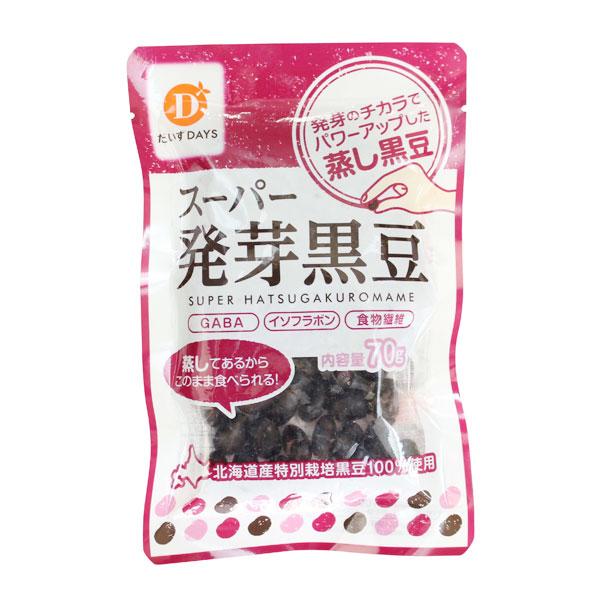 だいずデイズ 蒸し発芽黒豆 70g