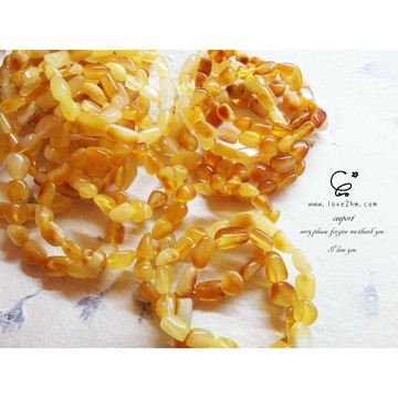 琥珀/蜜蠟 隨型手鍊 4/水晶手鍊/ [晶晶工坊-love2hm]