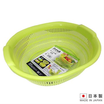 日本製造 洗物瀝水盆-綠色 SAN-D5524
