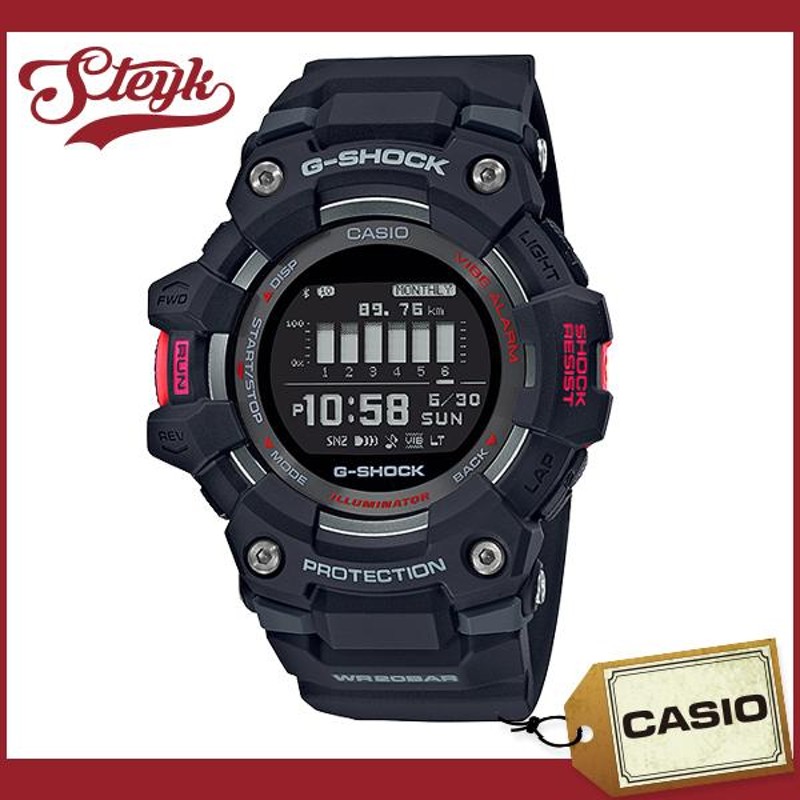 CASIO GBD-100-1 カシオ 腕時計 デジタル G-SHOCK Gショック ジースクワッド Bluetooth メンズ ブラック レッド |  LINEショッピング