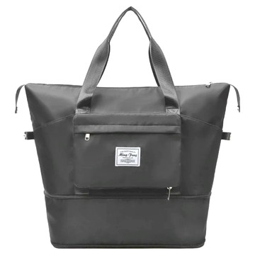 bebehome 超大容量多功能乾濕分離可折疊防水旅行收納包 - 黑色  42 x 21 x27cm  1個