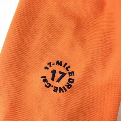 マンシングウェア ゴルフ R.line ポロシャツ オレンジ×ネイビー Mサイズ 美品 Munsingwear マンシングウェア 半袖ポロシャツ ゴルフ