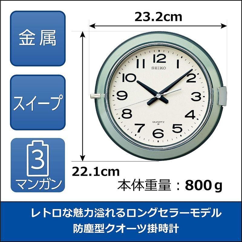 SEIKO セイコー クロック 掛け時計 アナログ 防塵型 オフィスタイプ 