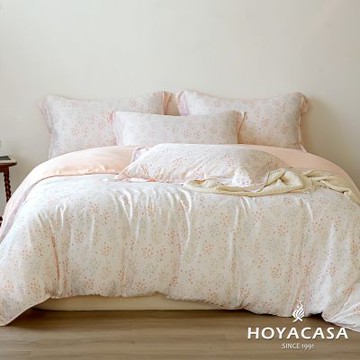 HOYACASA 60支天絲枕套床包三件組- 香草花園(加大)