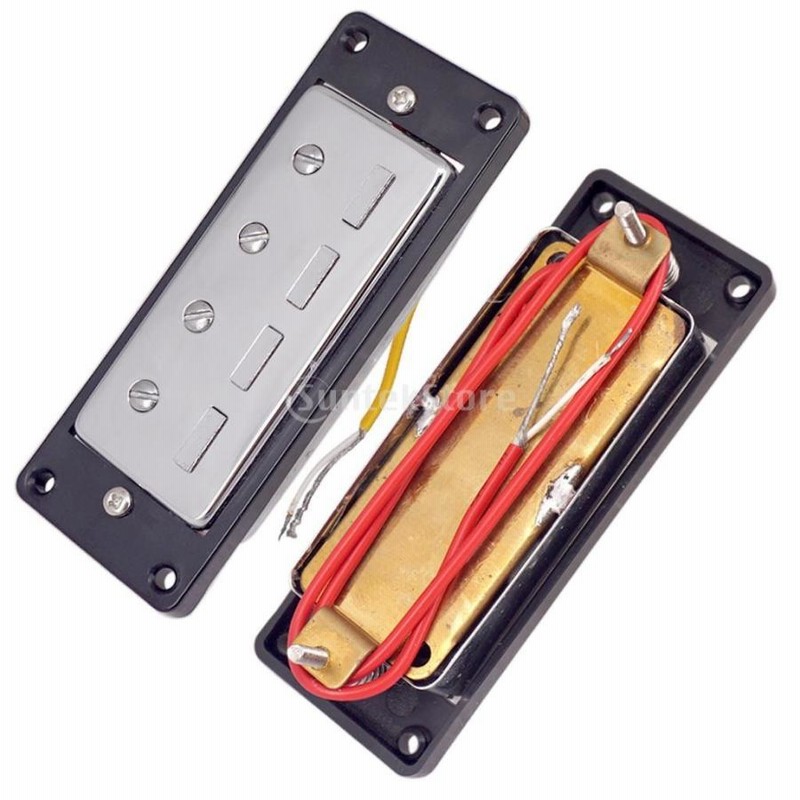 ギターピックアップ 4弦ベース用ギターピックアップセット ネックと