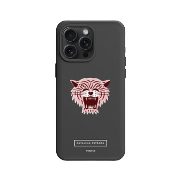 iPhone 15 Pro Max SolidX 黑 - Catalina Estrada - Pink Tiger Head