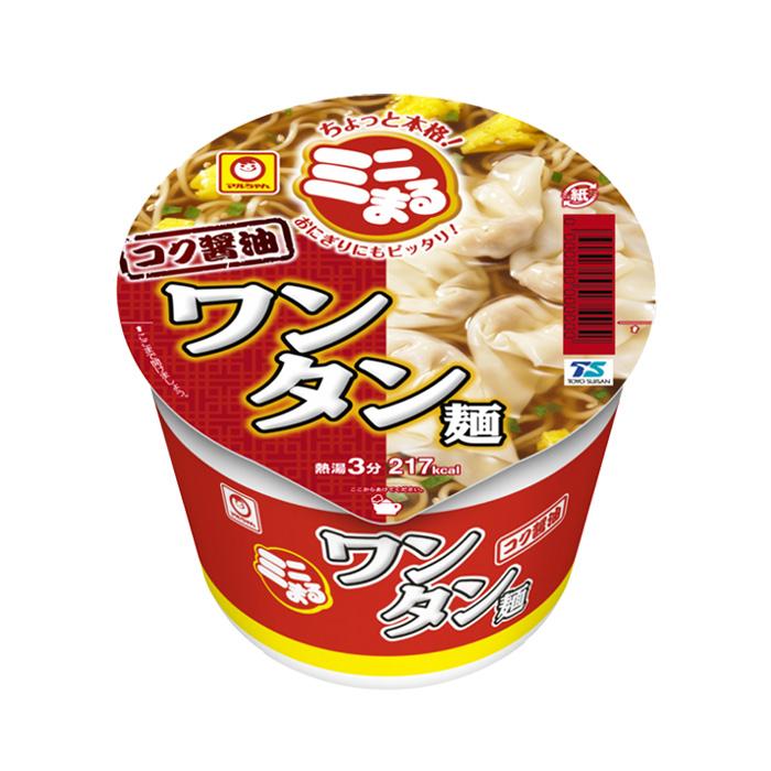 東洋水産 マルちゃん ミニまる コク醤油ワンタン麺 46g×12個入 ／食品