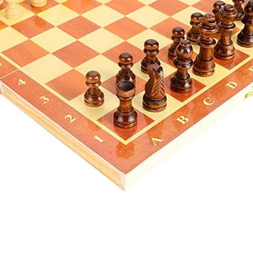 チェス チェスト |12 Chess Sets for Adults Kids, Portable Folding Wooden Chess Boar