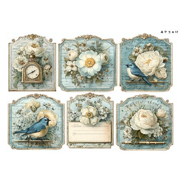 【10月新作】20-103-0202 裁切紙・拼貼素材