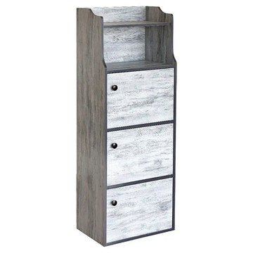 收納王妃 北歐風造型四層櫃 染橡木 42 x 30 x 120cm 15kg