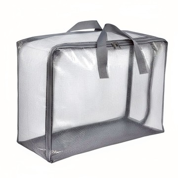 PVC棉被收納袋 棉被袋/防水收納袋/搬家袋 285g  深灰色  1個