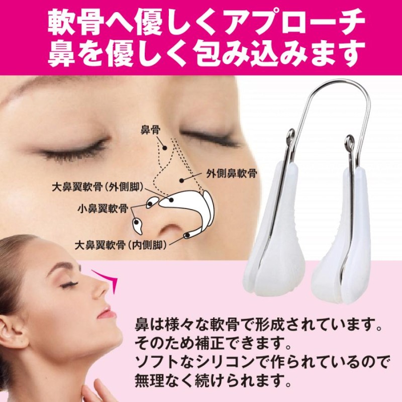 ノーズクリップ 鼻高くするグッズ 鼻クリップ 鼻 グッズ 鼻 高くする 効果 鼻美人 通販 Lineポイント最大0 5 Get Lineショッピング
