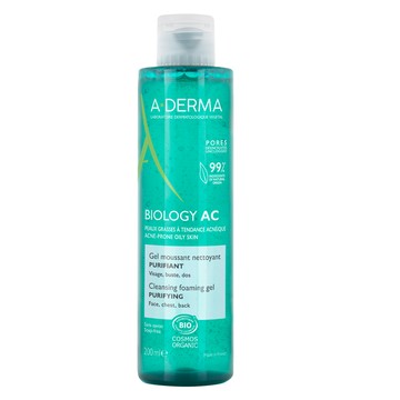 A-DERMA 新葉控油清爽潔膚凝膠200ml
