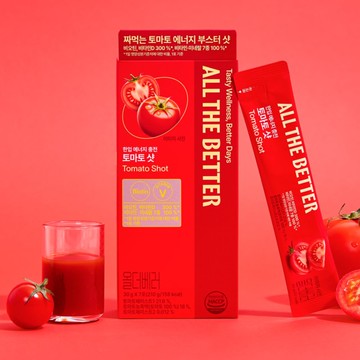 ALL THE BETTER Energy Booster Shot #Tomato 7 Sticks