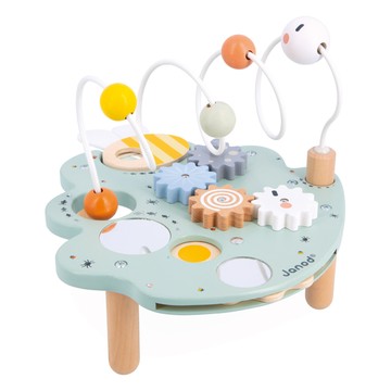 Janod 北歐簡約木玩 智能遊戲桌 益智玩具 訓練手眼協調  1盒