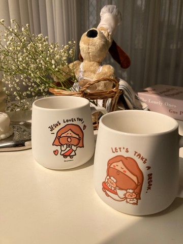 天天與耶穌 - 胖胖馬克杯