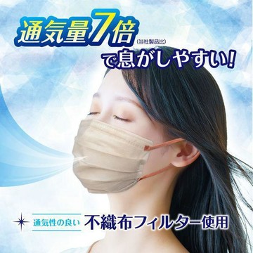 日本熱銷 小顏口罩 透氣輕量口罩 雙色拼接口罩 不織布口罩 7入 通勤必備 日常防護 透氣舒適 嘻嘻日貨🐾