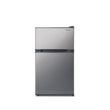 領券獨家最高88折  Panasonic 無邊框鋼板系列96L雙門電冰箱(NR-B105T)(絲紋銀)