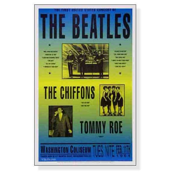 ポスター アート Washington Coliseum Tues、Nite 1964年