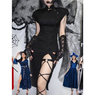 洛麗塔鬼新娘暗黑哥特萬圣節服裝