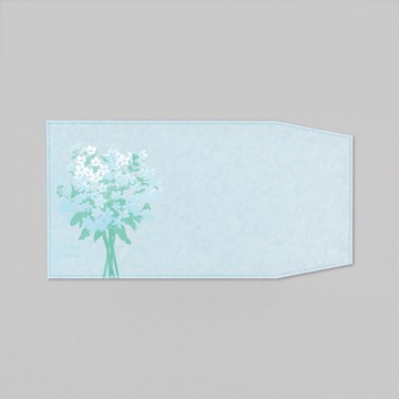 箔押植物書套 – 藍星花