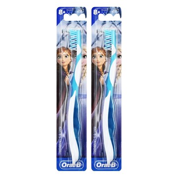 Oral-B 歐樂B 冰雪奇緣兒童牙刷 8歲以上  顏色隨機  1入  2支