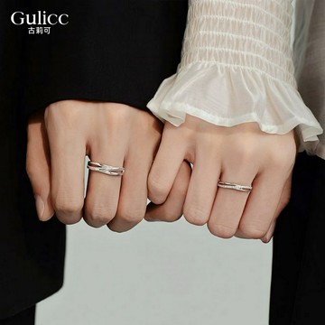 【Gulicc】戒指 對戒 千言萬語 情侶戒