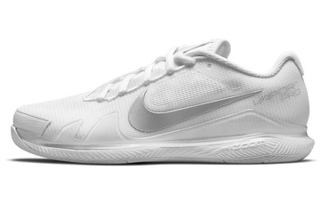 WMNS NIKECOURT AIR ZOOM VAPOR PRO WHITE METALLIC SILVER