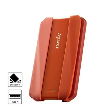Apacer 宇瞻 AC533 1TB USB3.2 Gen1 2.5吋防護型行動硬碟-紅