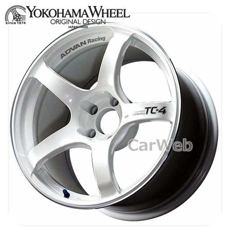 ADVAN TC-4 17インチ8j+45 pcd100-5h - ホイール