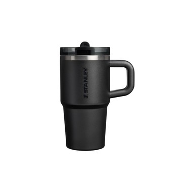 STANLEY 防漏吸管隨手杯 0.59L / 消光黑2.0