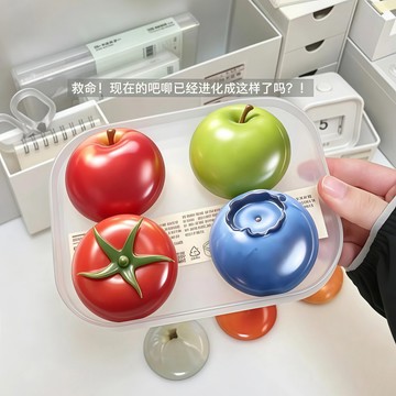 新上架👉仿真亮面蘋果荔枝水果吧唧徽章 可愛書包掛件個性胸針裝飾品禮物交換禮物 送朋友禮物