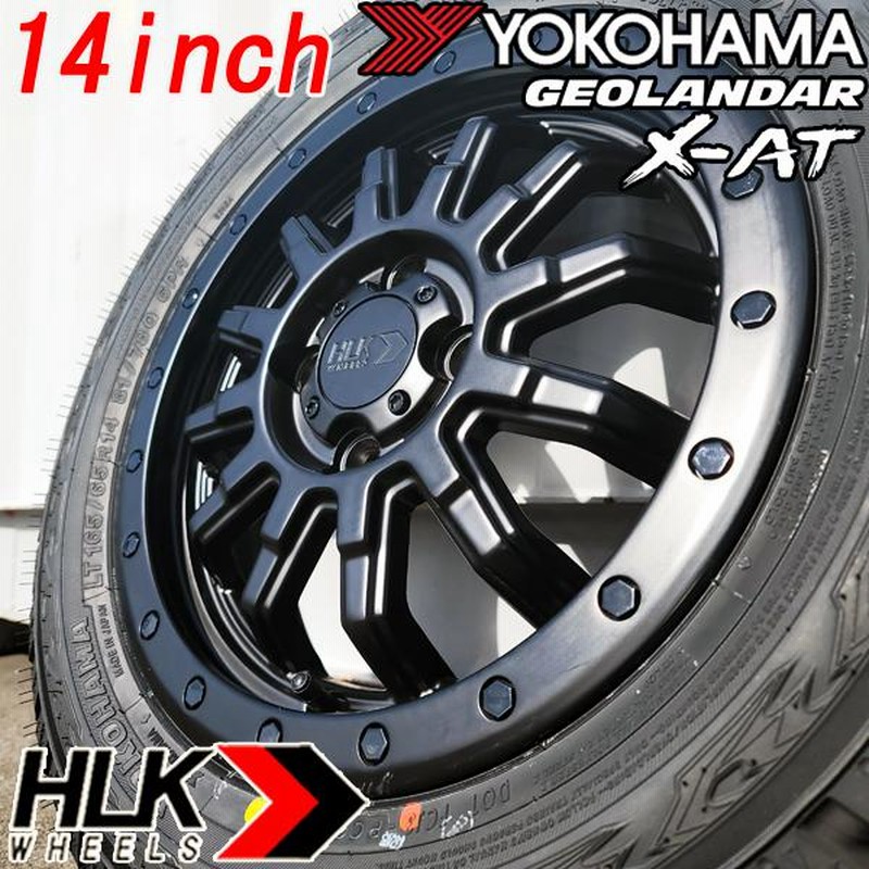 YOKOHAMA 155/65R14 タイヤ ホイールセット 14インチ オフロード