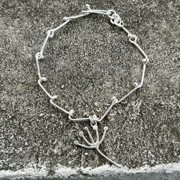 【Plant 系列】#a379 蒲公英手鍊/ 925銀/ 手工禮物/ 客製化