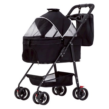 KOLKO 輕便寵物推車 A0352-2  1個  黑色