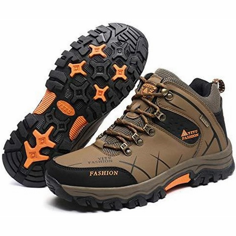 Rdgo トレッキングシューズ メンズ ハイキングシューズ トレッキングブーツ 登山靴 アウトドアシューズ 防滑 牛革 ローカット ウォーキングシ 通販 Lineポイント最大0 5 Get Lineショッピング
