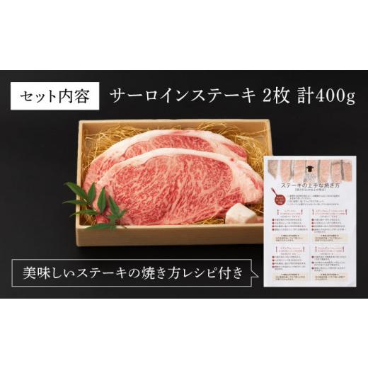 ふるさと納税 長崎県 波佐見町 サーロイン ステーキ 2枚 400g 長崎和牛 A4〜A5ランク 希少部位 [VF04]