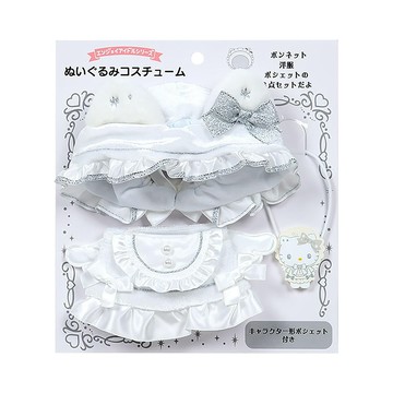 Sanrio 三麗鷗 純白天使系列 推し活 造型玩偶斗篷 玩偶裝 Hello Kitty 074250N